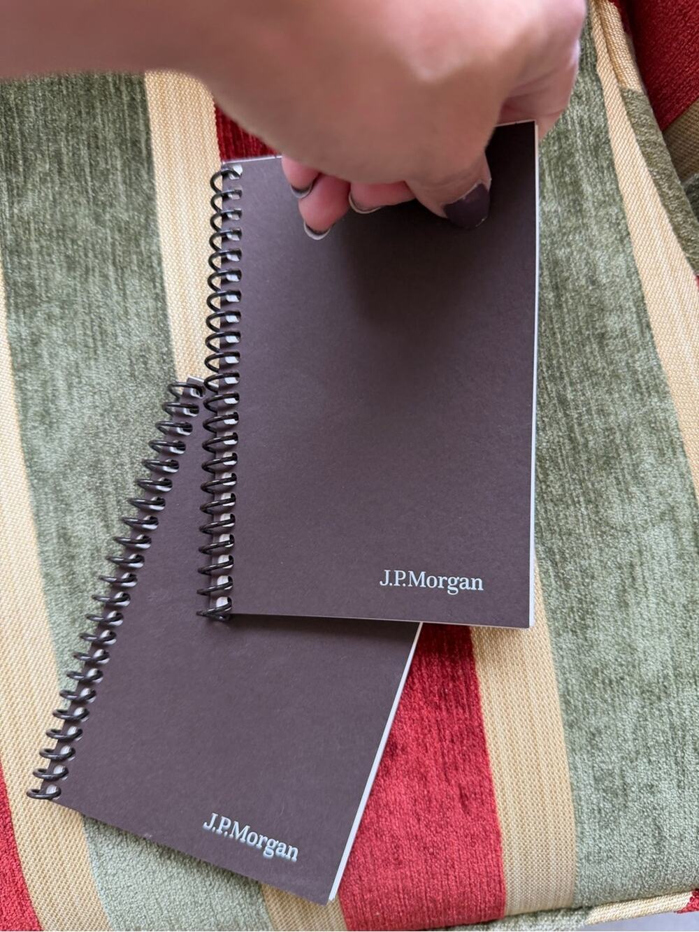 🗽J.P. Morgan Spiral Notebooks - Set of 2